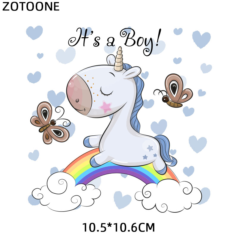 Zotoone Ijzer Op Patches Voor Kids Kleding Diy T-shirt Applique Warmteoverdracht Vinyl Leuke Dier Alfabet Patch Stickers G: ZT1733