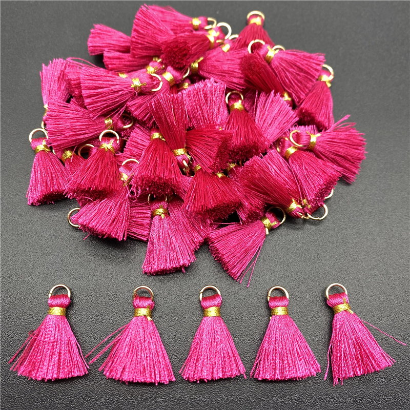 10Pcs Polyester Trim Fringe Tassel Naaien Gordijnen Accessoires Diy Sleutelhanger Mobiele Telefoon Riemen Hanger Kwasten Voor Sieraden Maken