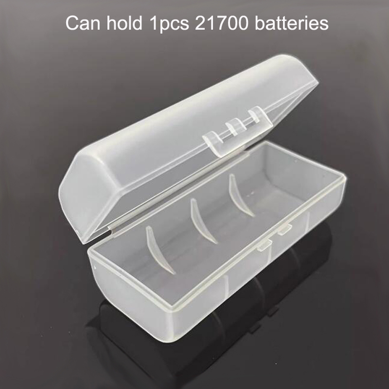 Caja de almacenamiento de batería 21700, 1 sección/2 secciones/4 secciones/8 secciones, caja de protección de almacenamiento de batería 20700: Beige