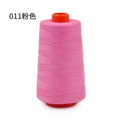 1 Spool 100% Polyester Sewing Thread for Sewing Machine 20S/3 Thicker Than 40S/2 White/Black/Blue/Green 3000 yards: 011 pink 20S3