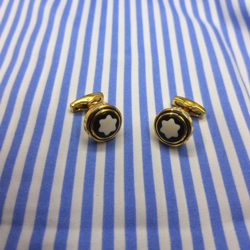 DUGARY Luxury shirt cufflinks for men's Brand cuff buttons cuff links round wedding Jewelry: 5