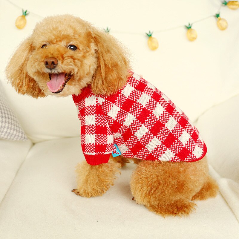Chandail d'hiver pour chiens | Pull pour chiens, pull pour chiot, manteau de chat, veste en tricot doux, vêtements pour petits moyens et grands chiens, teckel