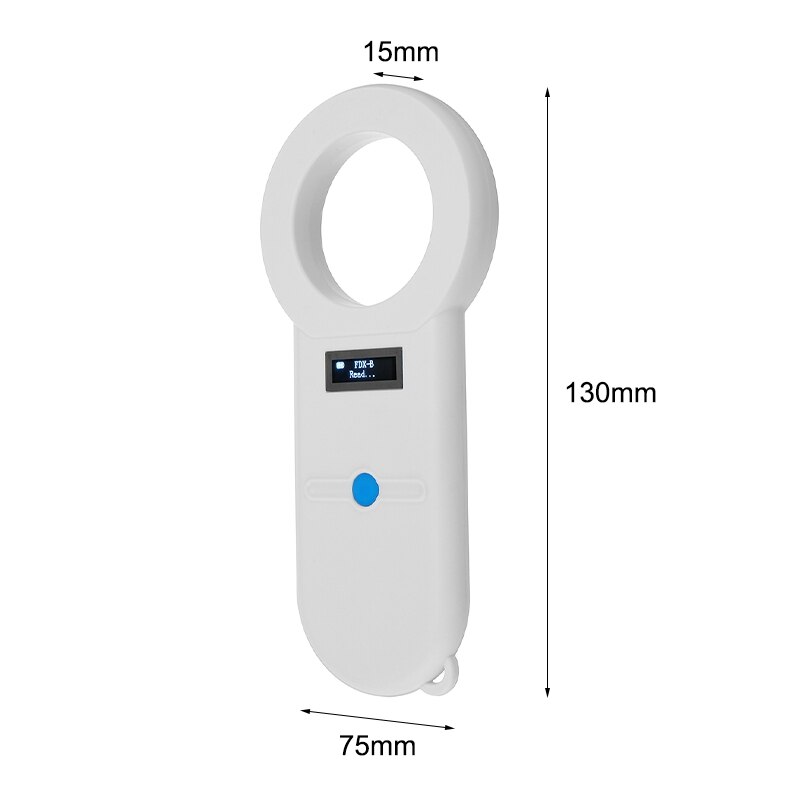 Skaner mikroczipa dla zwierząt domowych czytnik dla zwierząt domowych ręczny skaner dla zwierząt USB czytnik RFID dla psa Kot koń 134.2Khz