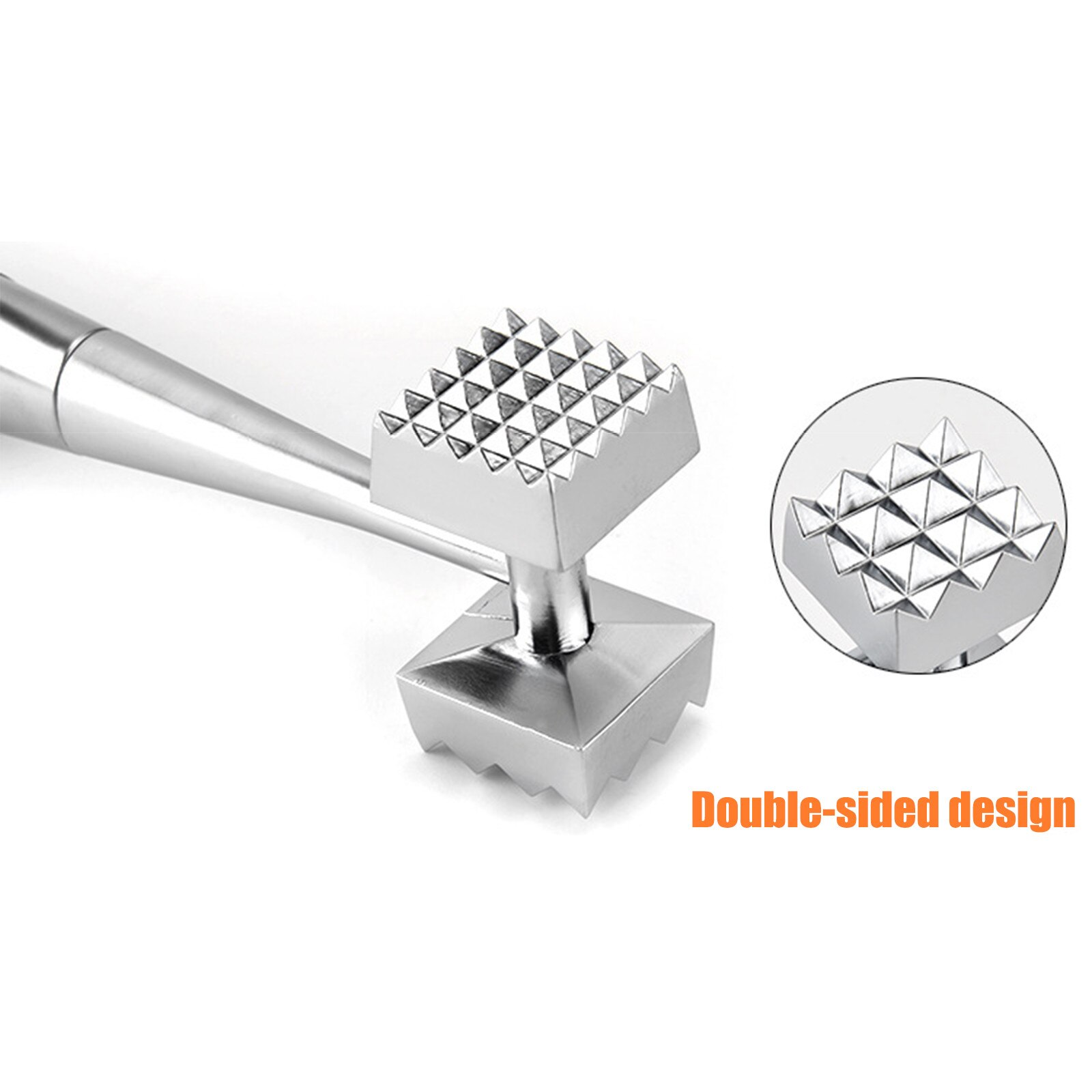 Keuken Tool Vlees Pounder Aluminium Metalen Vlees Mallet Tenderizer Voor Vlees & Gevogelte Gereedschap Steak Rundvlees Kip Hamer