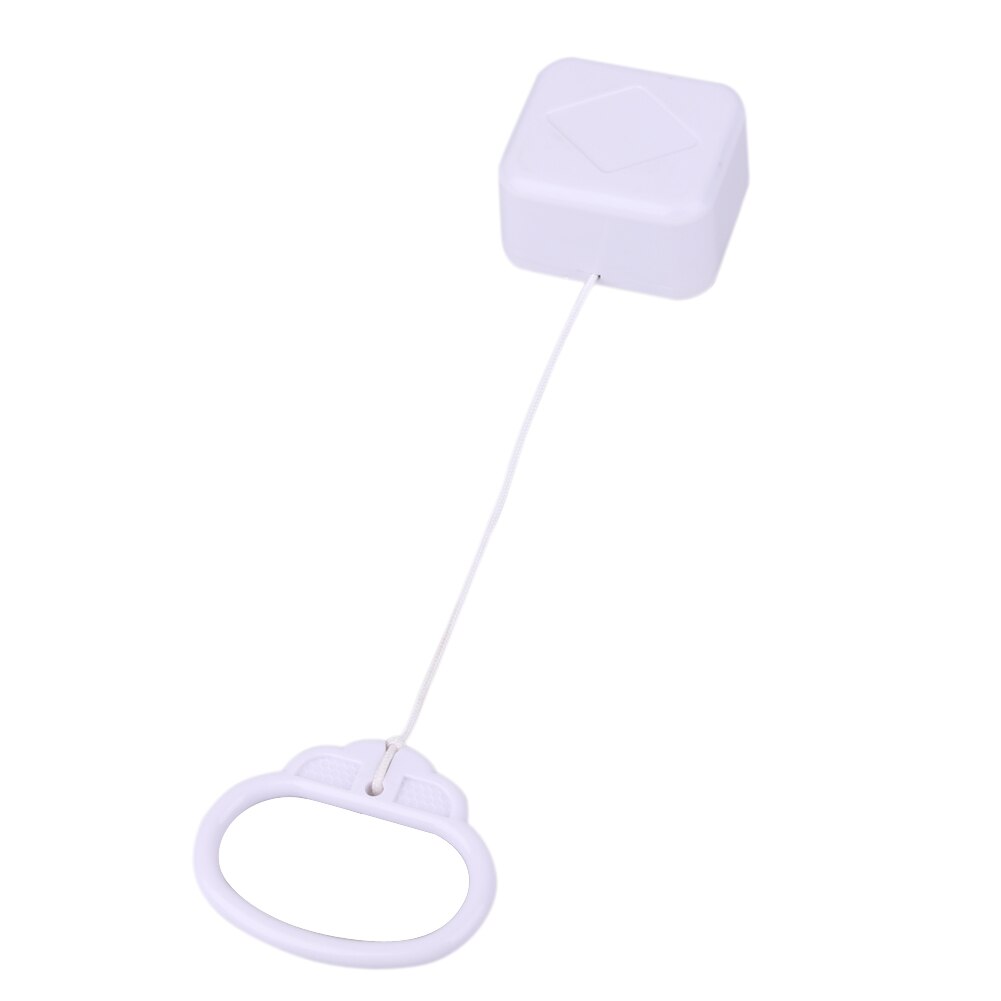 Pull Ring Music Box Bed Bell White ABS Plastic Clockwork Cord Music Box Baby Infant Kids Bed Bell Rattle Toy Baby Rattles