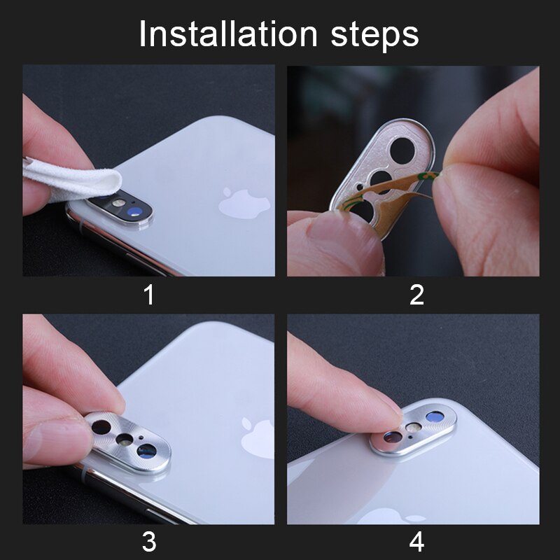 Cameralensbeschermer voor oppo realme 5 pro, beschermring met aluminium coating voor realme 5 pro, 5 pro camerahoesje