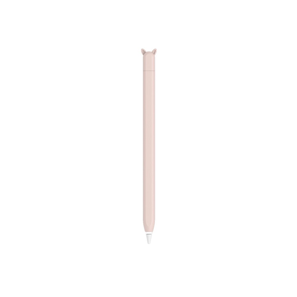 Protective Silicone Smartphone Pen Case Full Cover Tablet Pen Touch Screen Drawing Pen Case For Apple Pencil 1st 2nd Generation: Pink-2 generation