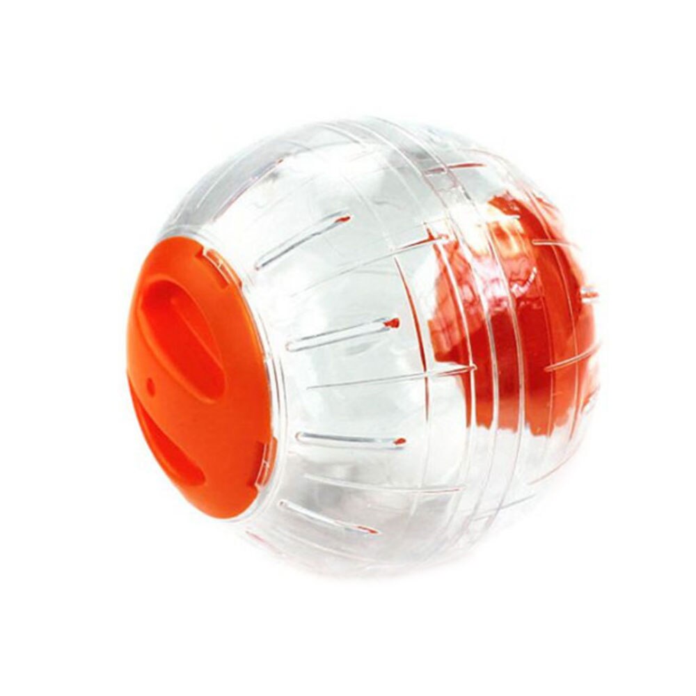 Balle de jeu Hamster en boule de cristal | Jouets d'animaux en cours d'exécution de petits animaux intéressant Cage de Rat ronde en PP outil d'entraînement pour chiots, souris de 12CM: Orange