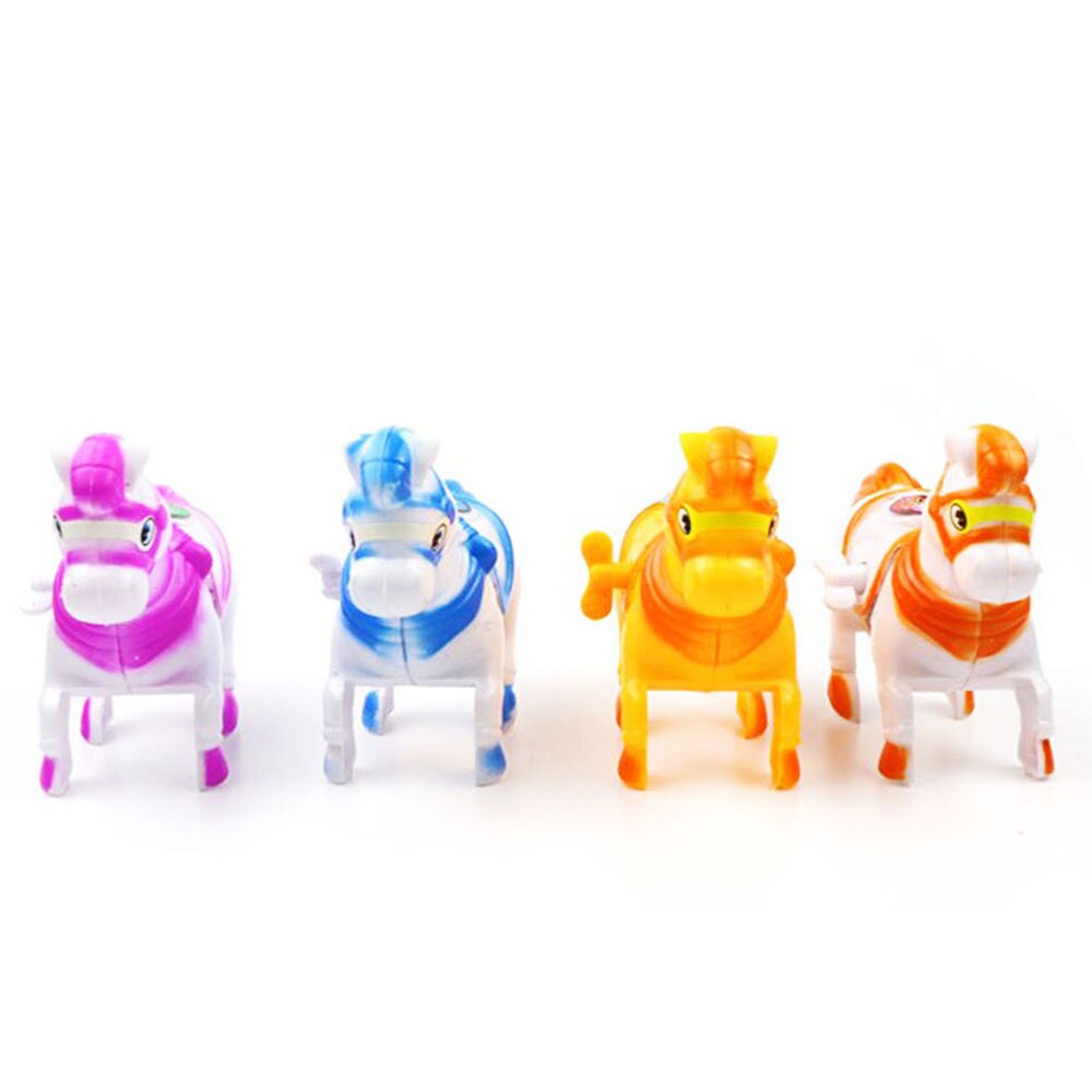 Wind Up Clockwork Paard Speelgoed Educatief Developmental Springen Paard Grijpen