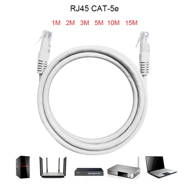 Durable Cable CAT-5e Lan Cable UTP CAT-5e RJ45 LAN Network Cable 1 2 3 5 10 15m Patch Cord For Laptop Router RJ45 Network Cable