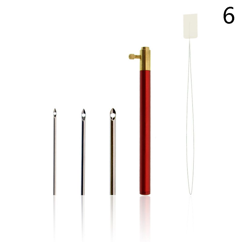 Punch Needle kit per ricamo filato di legno Punch Needle uncinetto per maglieria ricamo penna fai da te cucitura artigianale Applique strumenti per cucire: 6