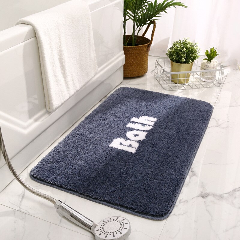Non-Slip Mat Badkamer Hal Deur Rug Waterdichte Bodem Snelle Droge Bad Tapijten Set Absorberende Keuken Floor Wc Mat 40x60cm: No. 3 Bath Mat / 50x80cm