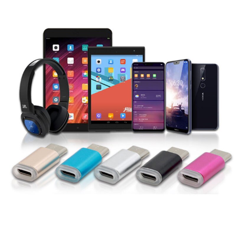 Adaptador de carga tipo C a Micro datos, convertidor para Huawei P9 LG G5, Xiaomi mi5 4c mi5s plus, 2 uds.