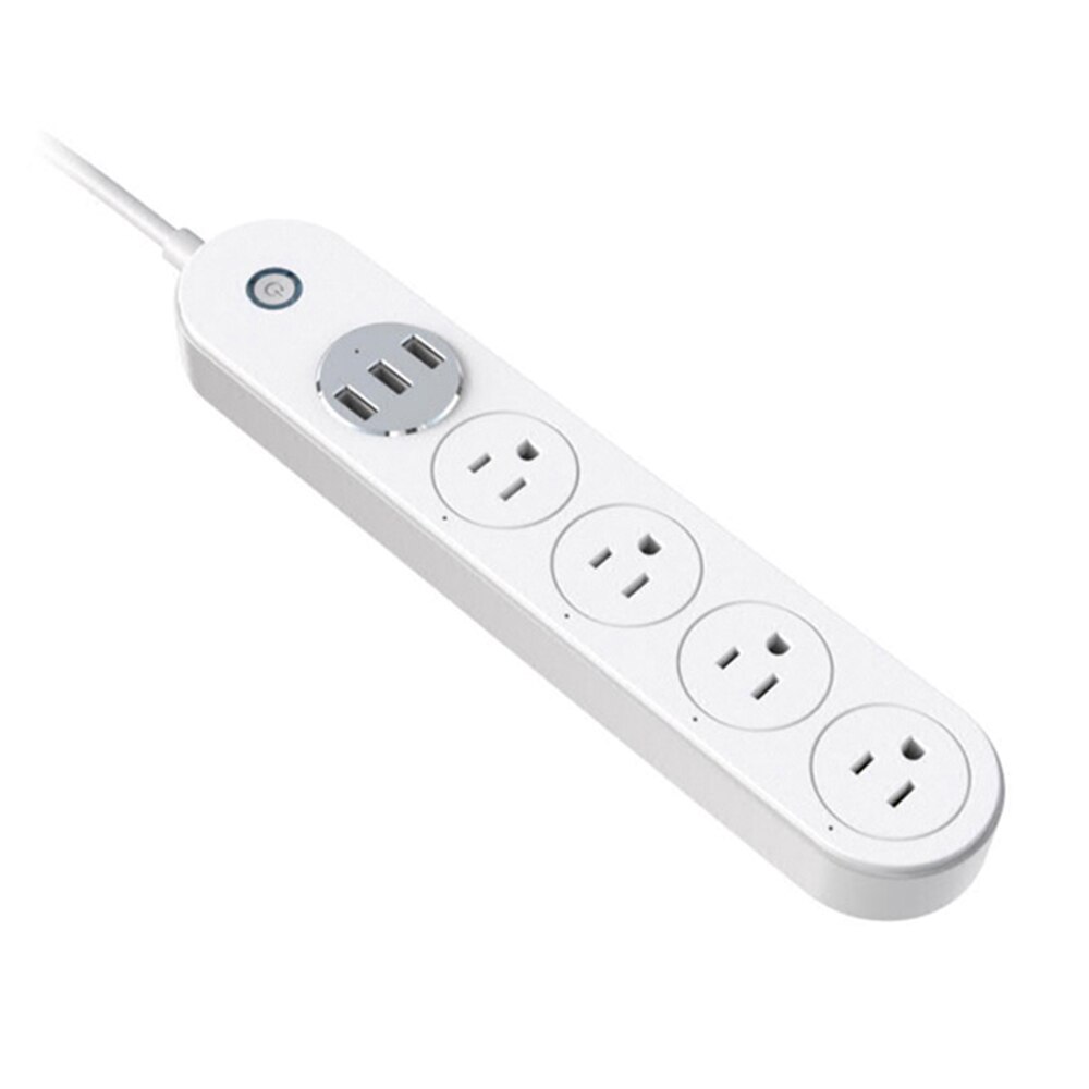 WiFi Smart Power Strip Intelligent Plug Socket Support Voice Control APP Remote Control Timer Function