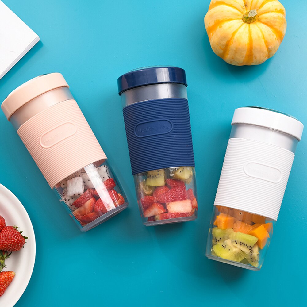 300Ml Draagbare Elektrische Fruit Juicer Thuis Usb Oplaadbare Smoothie Maker Blender Mini Keukenmachine Sap Maker Sap Cup