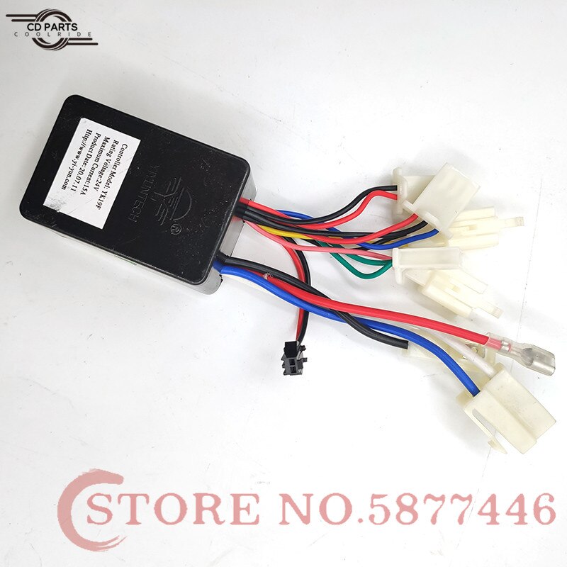 Contrôleur de moteur à brosse YK19F 12/24V 15A, pour petit Scooter électrique de surfeur, Type fermé, Mini dispositif de contrôle de moteur de petite puissance