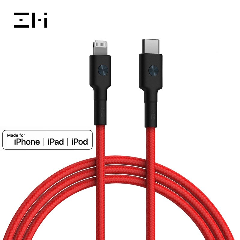 Zmi mfi certificou usb c para relâmpago cabo pd para iphone 11 xs xr 8 7 6 plus ipad carregador de carregamento rápido dados curtos 30cm 1m 2m 3a: 1m / USB C to iPhone R