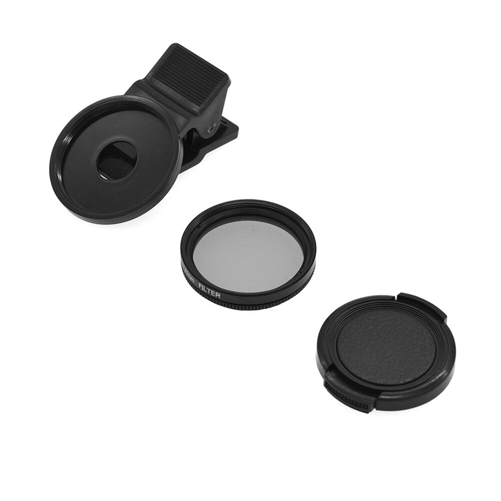 37mm Ultra sottile CPL circolare lente polarizzante filtro cellulare microscopio obiettivo Macro con accessori per telefoni con Clip