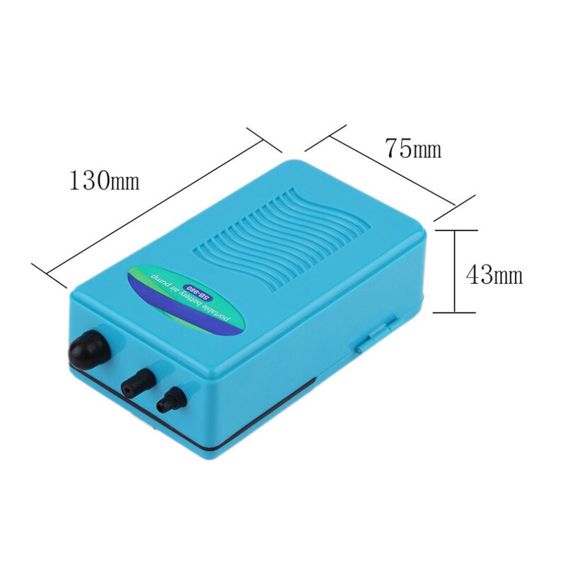 Akvarium luftpumpe ultra lydløs batteridrevet ilt luftbobler pumpe xhc 88