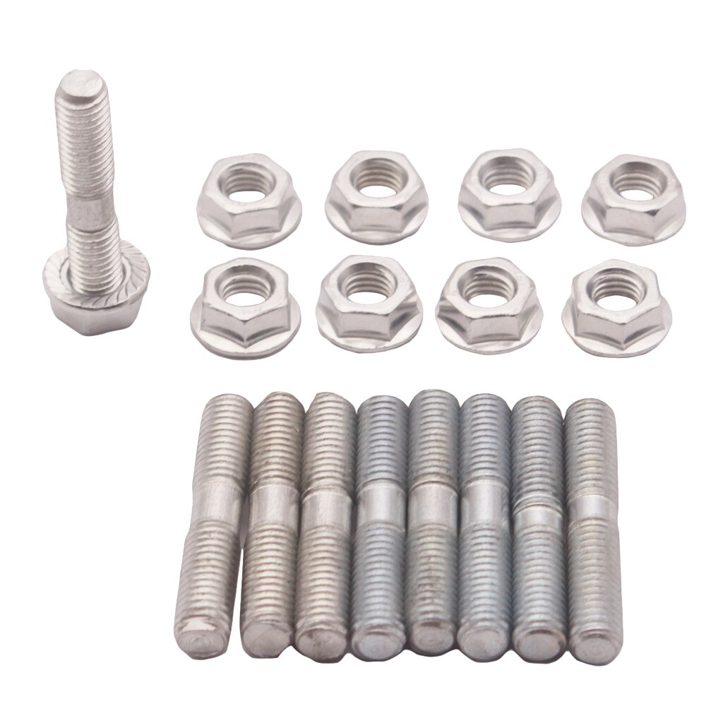 Steel Turbo Stud + Lock Nut Kit For SKYLINE For Turbo GT25 GT28
