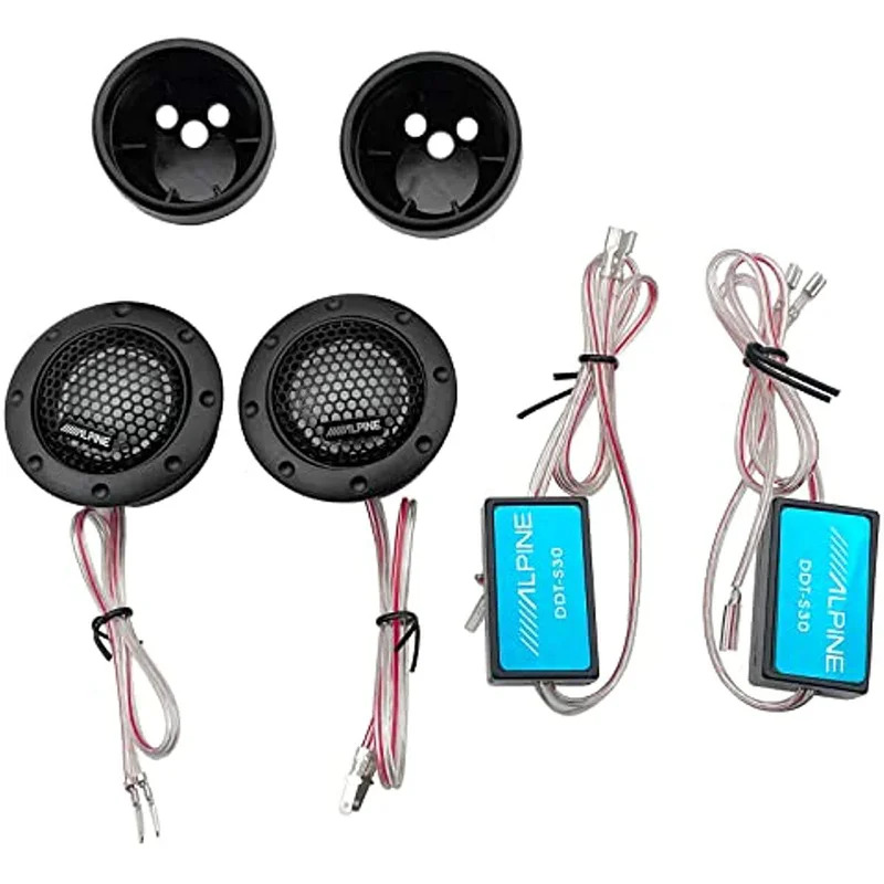 DDT-S30 Auto Tweeter 12-24V Krachtige Auto Audio Speaker Auto Kleine Speaker Set voor Auto Audio Modificatie Speaker
