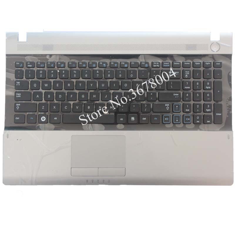 US keyboard For Samsung RV509 RV511 NP-RV511 RV513 RV515 RV518 RV520 NP-RV520 US Laptop Keyboard silver frame