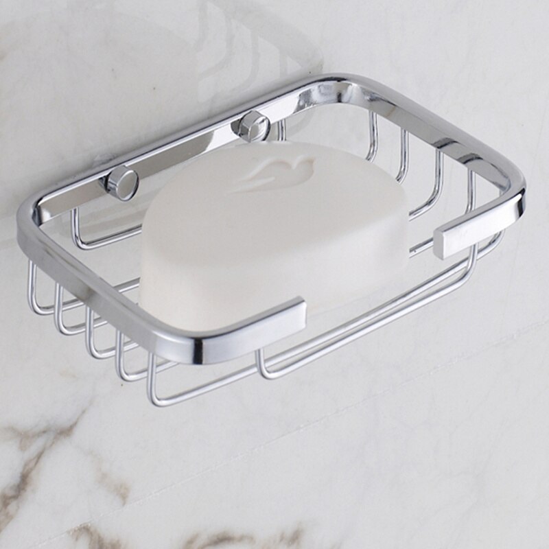 zeep mand rvs Wandmontage zeephouder Zeep Schotel afvoer rack badkamer accessoires