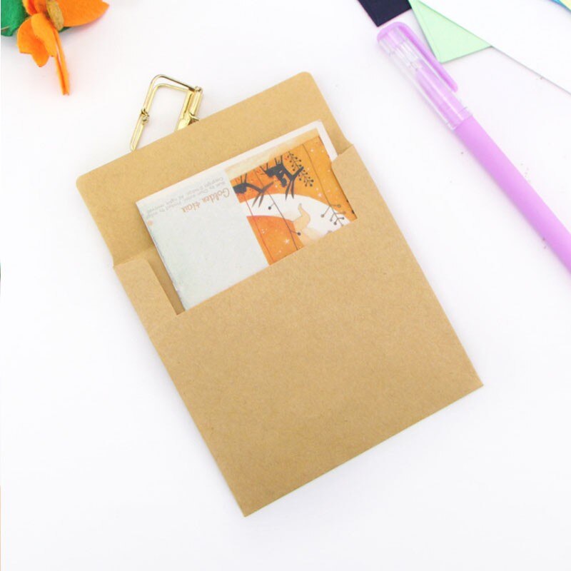 Busta quadrata creativa di colore nero bianco 10pz 10*10cm per mini buste regalo in carta da lettere