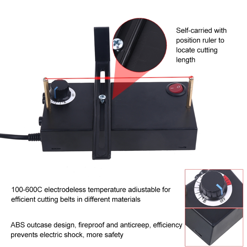 Small Ribbon Cutter Machine DIY Manual Cuting Tool DIY Rope Band Craft Home DIY Ribbon Cutter Machine Thermal Cutter