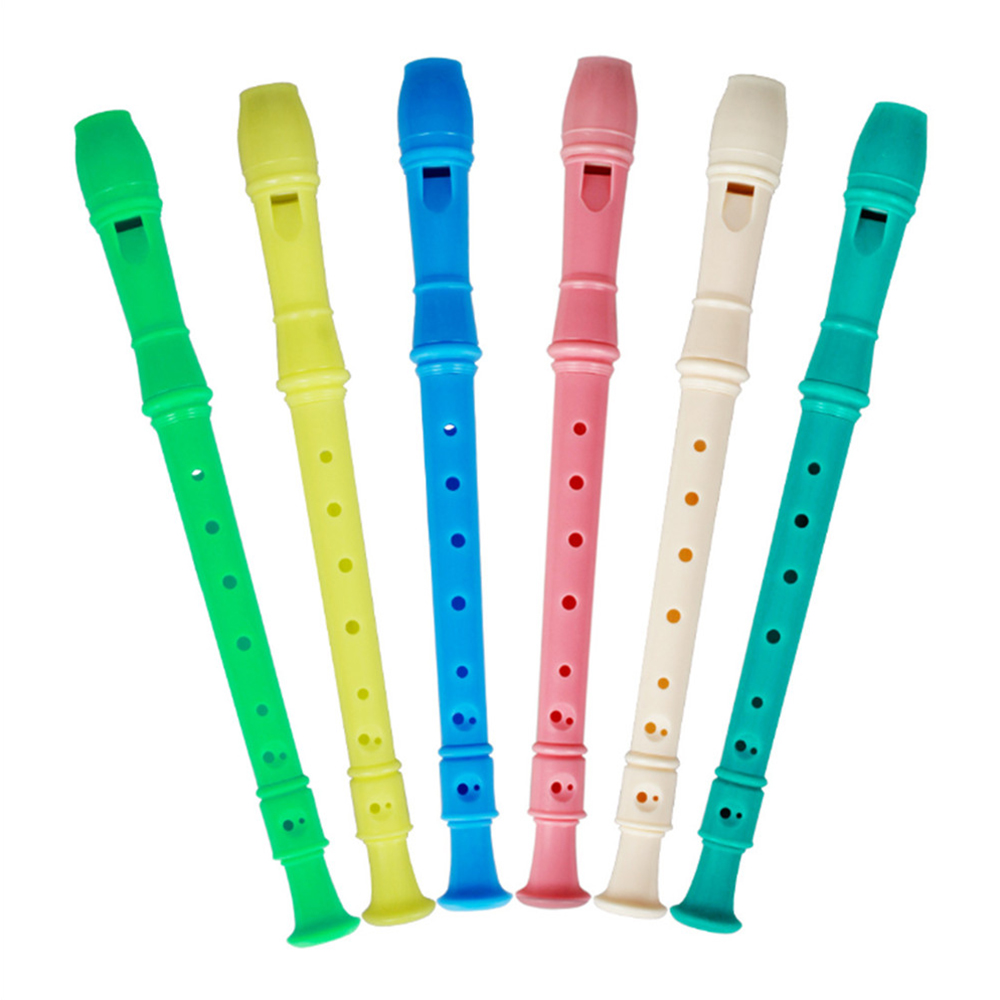 8 Holes ABS Resin Recorder With Cleaning Sticks Basic Musical Instrument School Student Beginner Musical Instrument