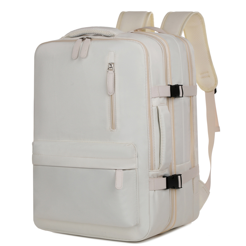 Airplane-Specific Backpack, Boarding Hand Luggage Backpack, Airplane Travel Laptop Backpack, Student Backpack, Unisex Backpack, Short-Distance Business Trip: Beige