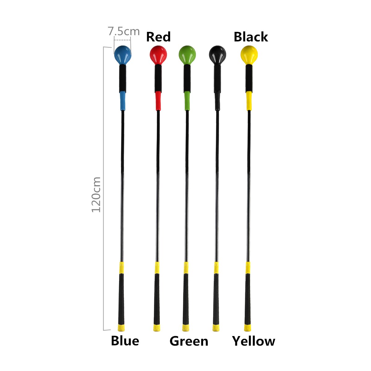 Golf Practice Swing Aids Tool 120cm Beginners Auxiliary Training Equipment Swing Exercise Stick Indoor Outdoor Golf Equipment