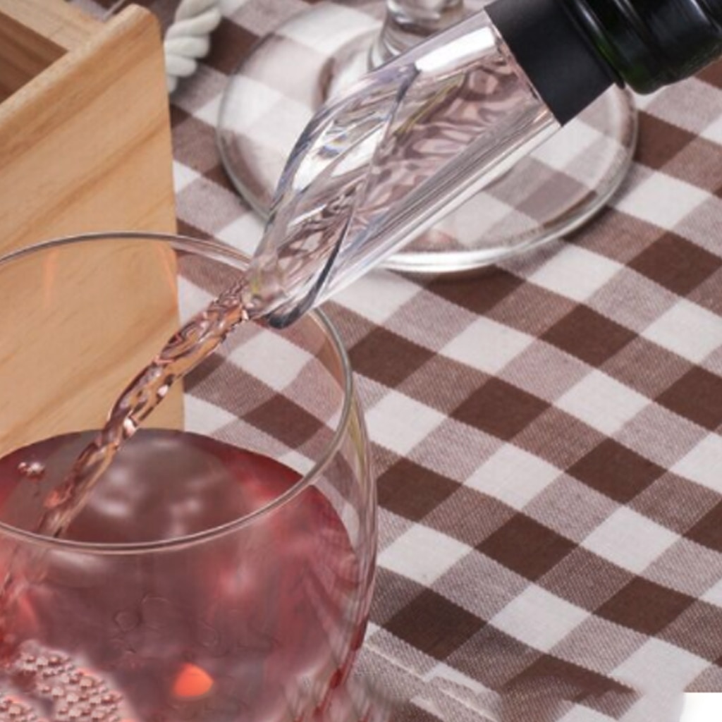 Refroidisseur à vin en acier inoxydable | Avec verseur à vin, bâton de glace, refroidissement des boissons, bâton de glace glacé, outil de Bar