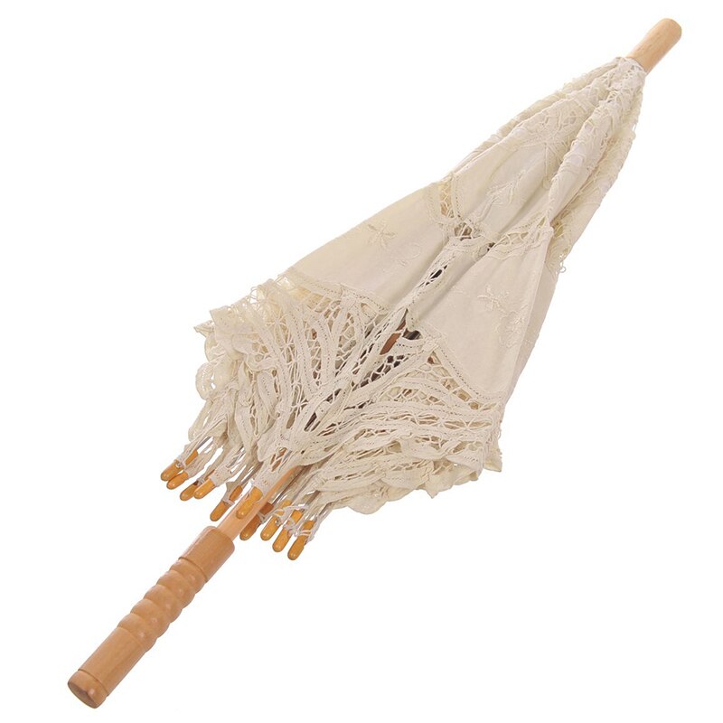 Kant Handleiding Opening Bruiloft Paraplu Bruid Parasol Paraplu Accessoires Voor Wedding Bridal Shower Paraplu 8