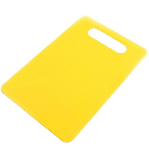 Nonslip Plastic Chopping Board Food Cutting Block Mat Tool Kitchen Cook Supplies Cutting Block Mat Tool Kitchen Cook Supplies: Yellow