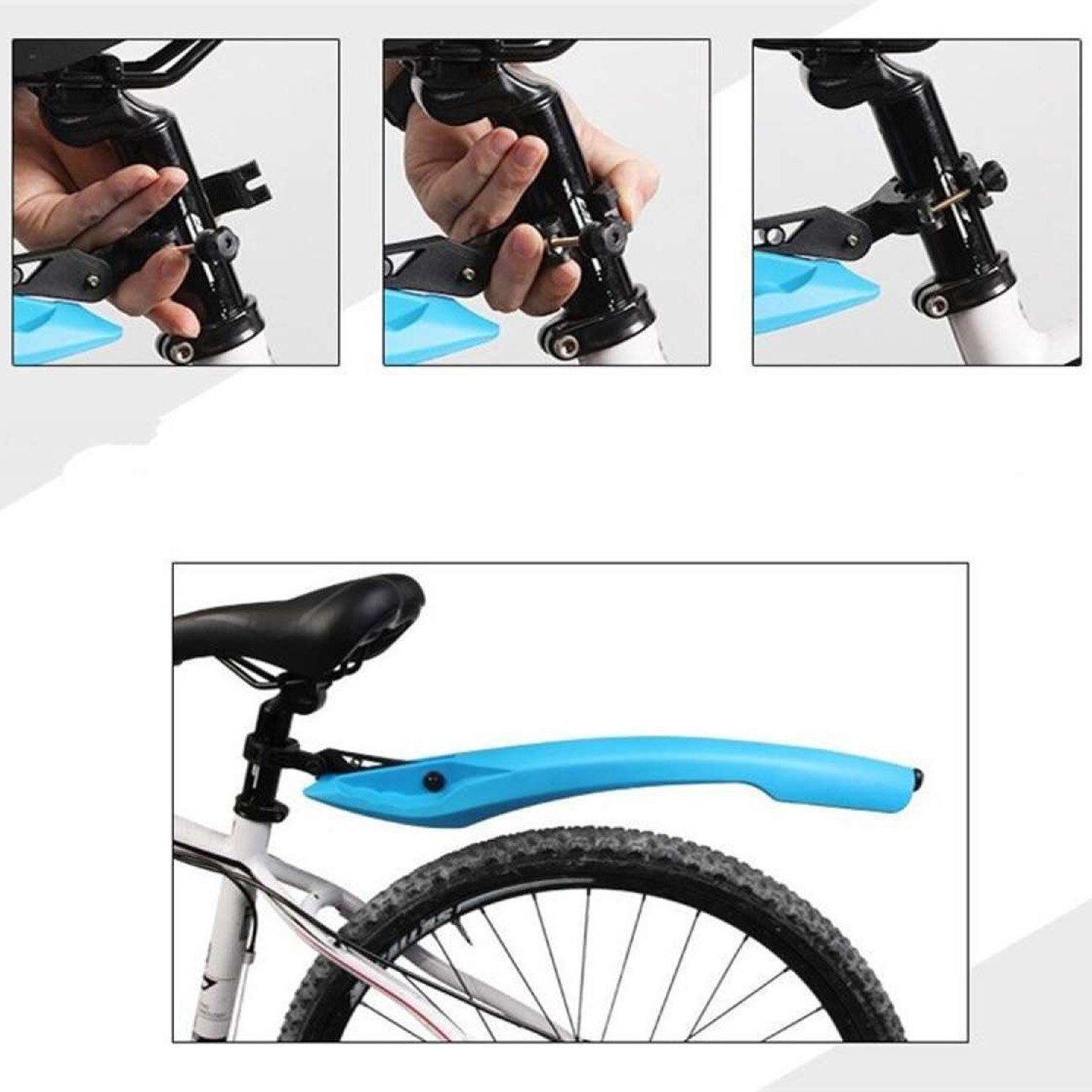 Quick Release Mountainbike Spatbord Bike Fenders Fiets Fenders Fietsen Mountainbike Guards Met Licht Voor Fiets Accessoires