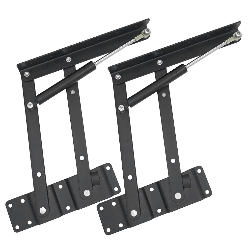 1 par de herrajes para muebles del hogar café mesa con elevación Estructura de bisagra amortiguador hidráulico habitación escritorio plegable Universal soporte