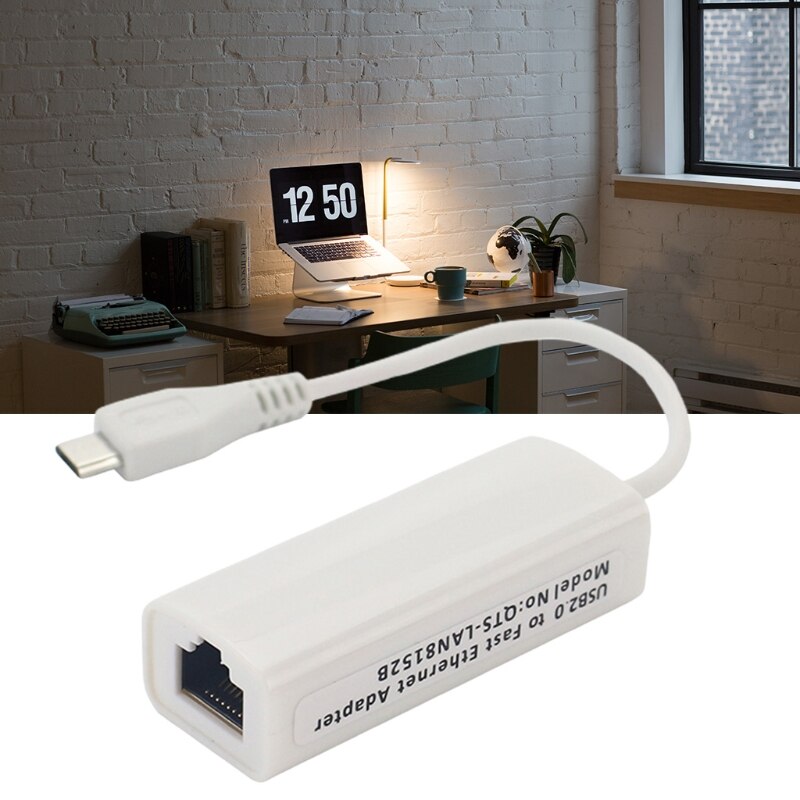 Usb RJ45 Adapter Voor Raspberry Pi Zero Serie Elektronica Onderdelen Netwerk Converter Connector Wired Opvouwbare Micro Usb Lan Adapter