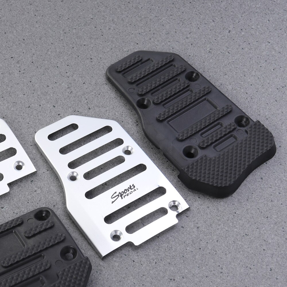 2pcs Brake Treadle Non-slip Foot Treadle Accelerator Brake Pedal Automatic Car Treadle for Vehicle