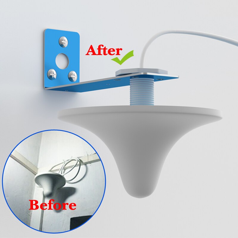 Convenient Indoor Ceiling Antenna GSM 3G 4G N Connector 3dBi Internal Omni Antenna With 2m Cable For Mobile Signal Booster