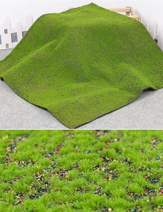 1*1M DIY Kunstrasen Landschaft Künstliche Gras Mat... Vicedeal