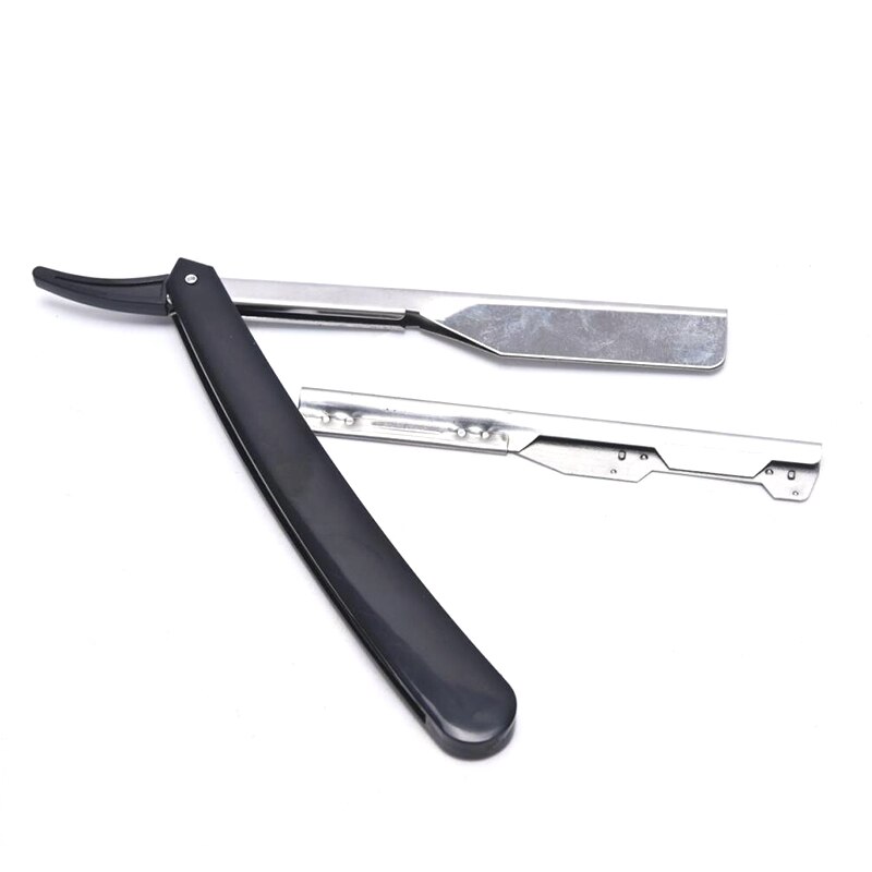 Manual Shaver Straight Edge Stainless Steel Sharp Barber Razor Folding Shaving Shave with Blade Straight Razor Tool