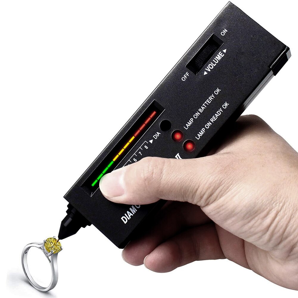 Diamond Gems Tester Pen Draagbare Gemstone Selector Tool Led Indicator Nauwkeurige Betrouwbare Sieraden Gem Tester Test Tool Beginnende