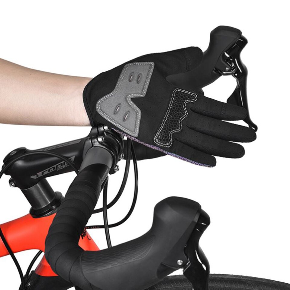 Boodun guanti da bici da bici Full Finger Touchscreen uomo donna guanti da MTB guanti da ciclismo invernali caldi estivi traspiranti