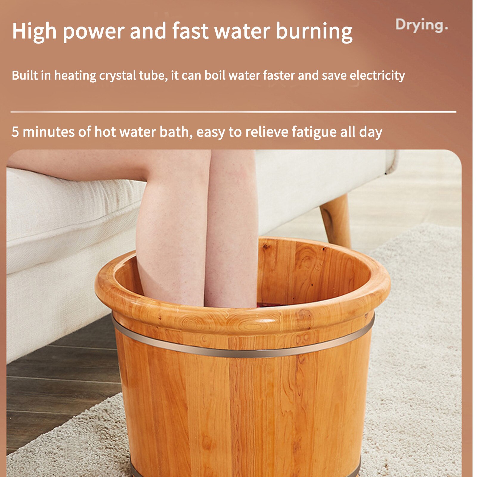 Electric Water Heater Boiler Water Heating 1500w Stainless Steel Electric Water Heaters Swimming Pool Bathtub Heater Us Plug#g36