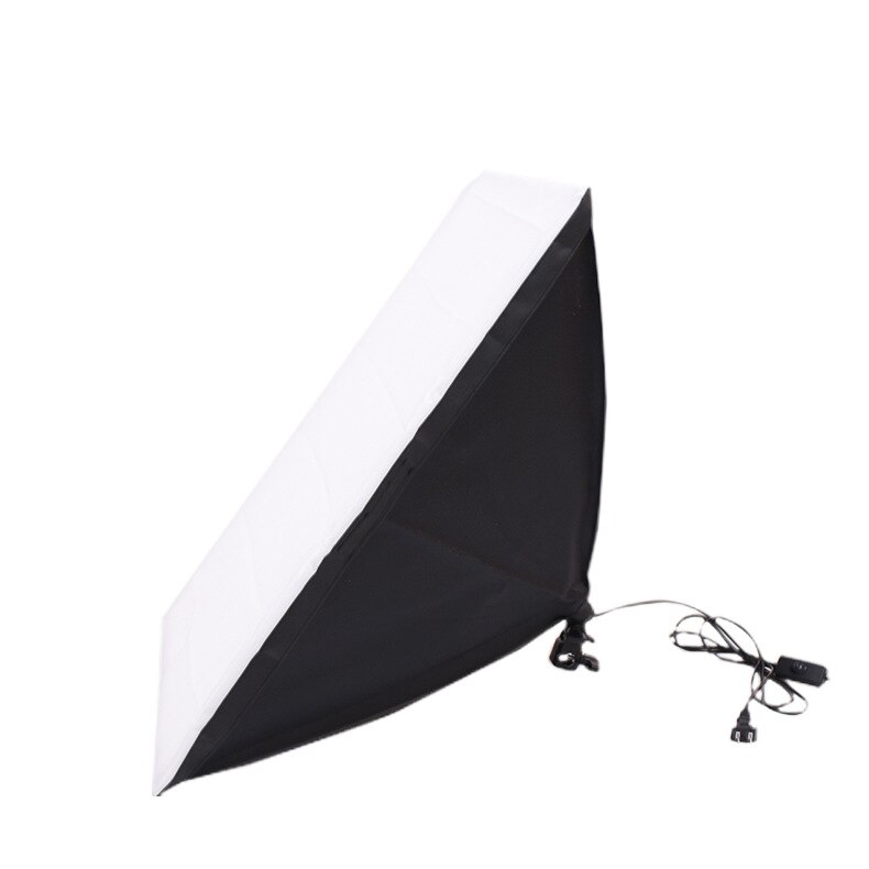 Kit de iluminación Softbox para fotografía, equipo de sistema de luz continua, Softbox para Kits de estudio fotográfico, 50x70CM