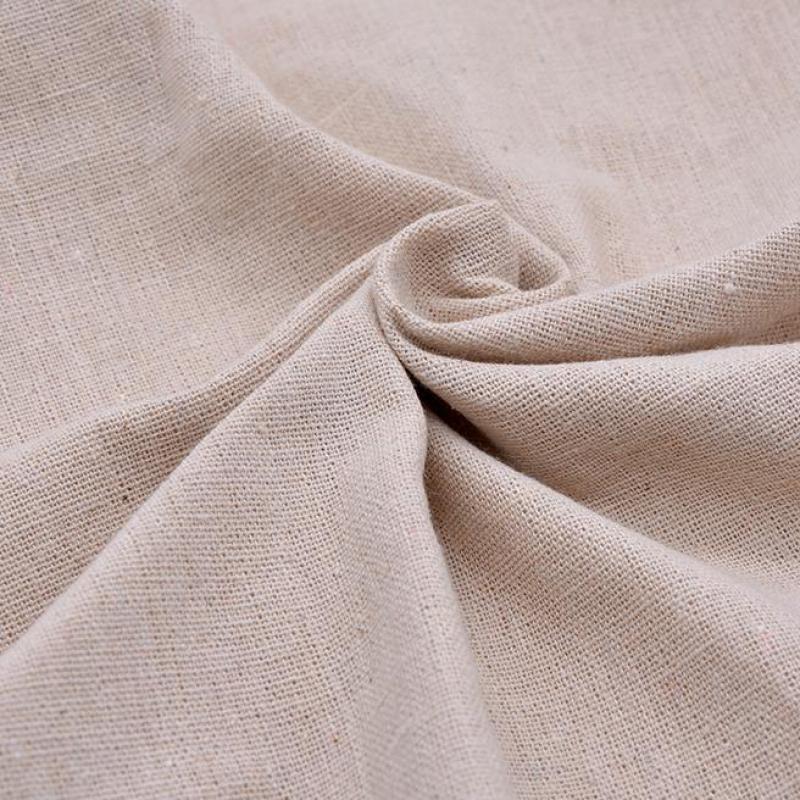 Tela de lino y algodón de cáñamo de 1 metro para Patchwork, muñecas para coser, pintura, Textiles, bolsas de cortinas, mantel de 145cm de ancho, Telos