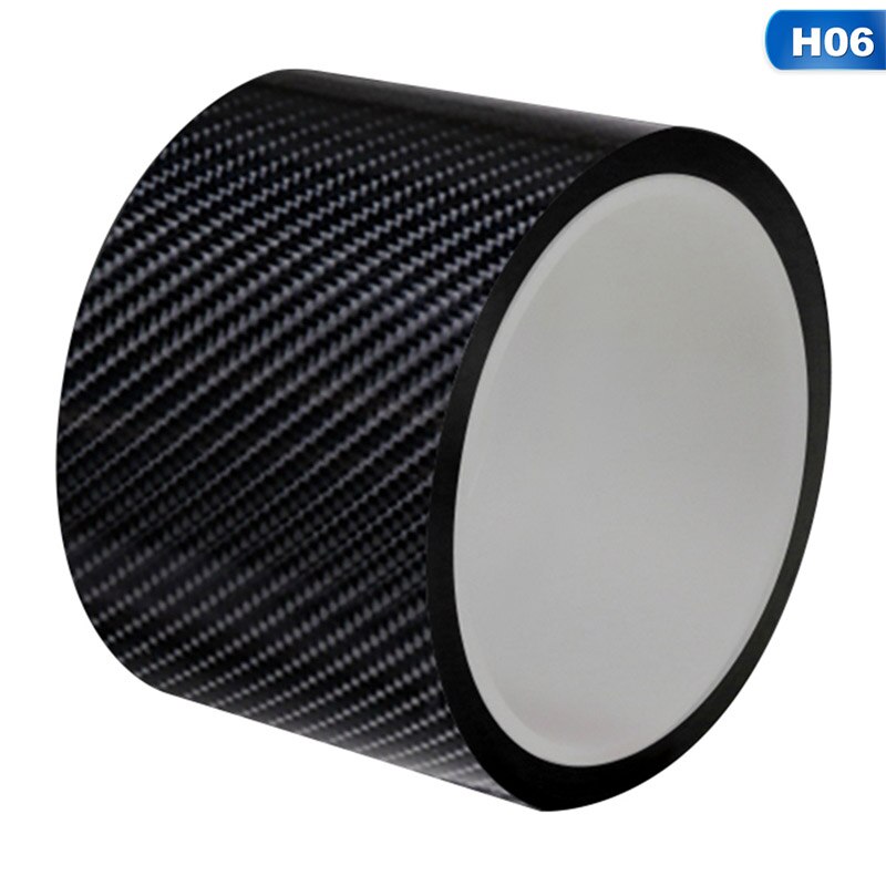 Carbon Fiber Auto Sticker Protector Strip Nano Sticker Auto Instaplijsten Anti Kras Tape Botsing Scuff Diy Plakken Bescherming Film: 70mm X 10M