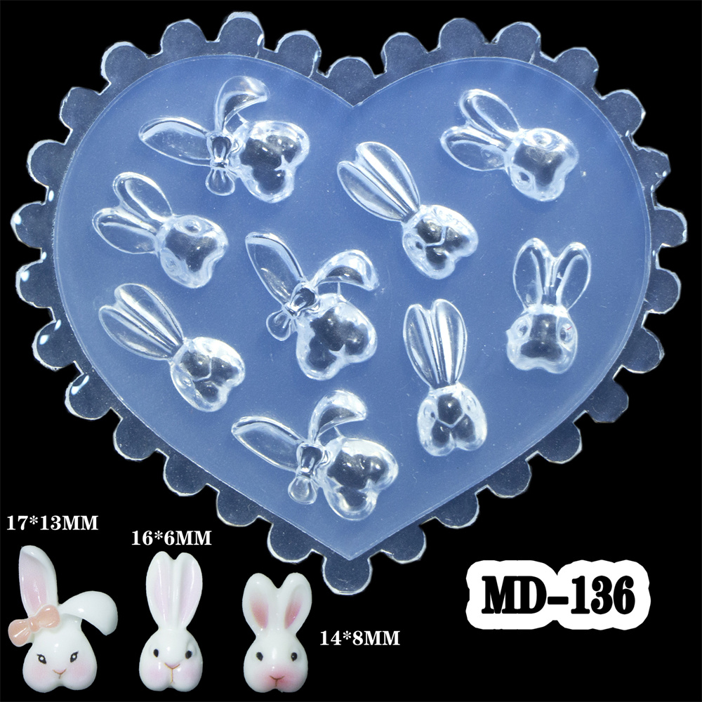 Moule en silicone 3D pour la décoration de manucure, outils de modèle de manucure bricolage, mise en place, nouveautés juillet, 2024: Lavande