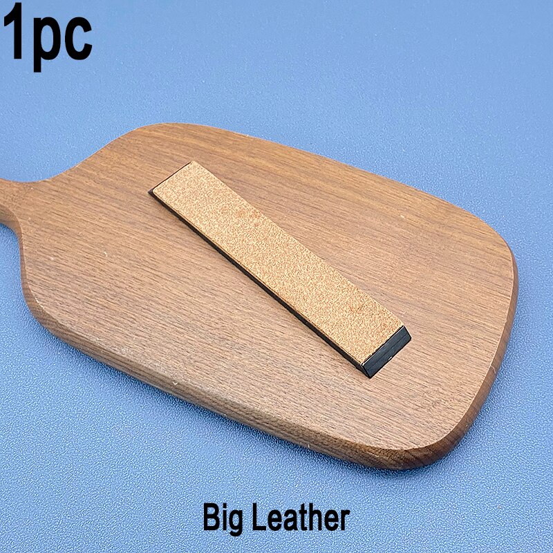 Sharpened leather knife sharpener Compound Grinding Knife Paste Sharpening wax grinding polishing Leather machine Honing Strop: Big  Leather